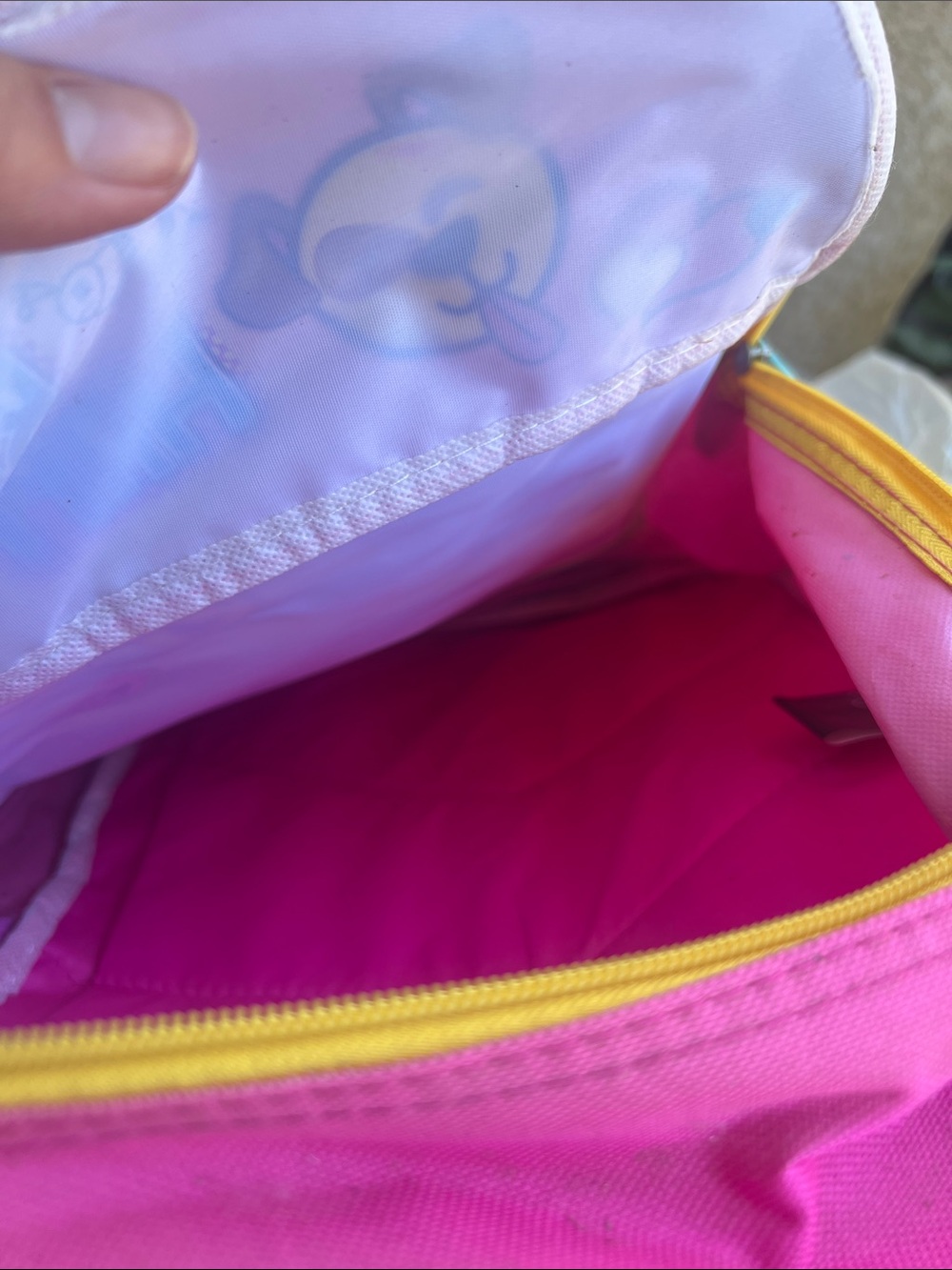 Kids Emoji Unicorn Backpack and Pencil Case - Pink - Picture 5 of 8